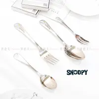 在飛比找樂天市場購物網優惠-不鏽鋼湯匙&叉子-史努比 SNOOPY PEANUTS 日本