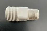 One NEW OLD STOCK Qest Fitting 1/2" x 3/8" MPT Straight Coupling Adapter