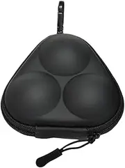 Golf Ball Bag - Golf Ball Storage Bag, Portable Hard Shell Case with Carabiner | Easy Access Sports Organizer for Women Men Outdoor Games, Convenient Pouch for Storing Golf Accessories on The Go