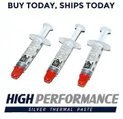 3pcs Lot High Performance Silver Thermal Compound Paste Grease CPU GPU Syringe