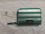 New York & Company Blue and Silver Pocket Wallet
