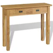 Console Table Solid Teak 90x30x80 cm vidaXL