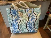 Large tote with beads