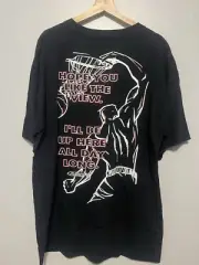NOS VTG 90s And1 AOP Graphic T-Shirt Mens XL Black Basketball Deadstock NWT
