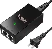 Gigabit Poe Injector 48V15.4W Power Adapter, IEEE 802.3Af Compliant,10/100/1000M