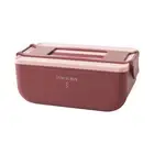 800/1600ml Bento Box Heat Resistant with Lid Insulated Food Grade Lunch Box Safe