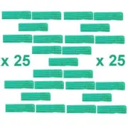 (25-Pack) 18" x 5" Micromax Select Microfiber Wet Mop, Green - FREE SHIPPING