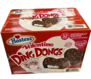 Hostess Valentine Ding Dong 32 Ct Net 37.12 Oz