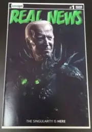 Biden's Titans Vs. Elon Musk #1 1:7 Biden Spawn Variant Keenspot Comics