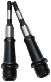HT Components Cheetah-S Pedal Spindle - M1/ARS0, Chromoly, Black