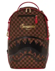 Sprayground Takeover The Throne BackpackNew Black/Brown Book Travel Bag School