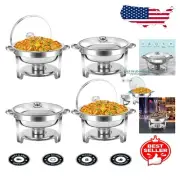 Elegant 5 QT Stainless Steel Chafing Dish Buffet Set for Stylish Catering Events