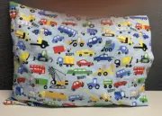 Toddler Pillow Case Beep Beep Vroom Vehicles Envelope Pillow Case