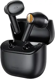 Wireless Earbuds, Semi-in Ear Earphones Bluetooth 5.3 with ENC Noise Cancelling, 50H Total Playtime, 13mm Drivers, Ultra-Light 3.7g Design, Immersive Sound for Sport/Game (Black)