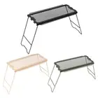 AU Folding Grid Table Iron Side Hanging Table Portable Camping Table for Hiking