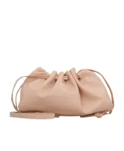 Mansur Gavriel Bloom Drawstring Mini Clutch Bag One size Nude
