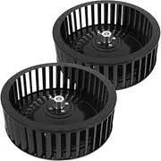 2pcs Durable Wind Wheel Range Hood Motor Accessory Easy to Install Blower Wheel Construction for Compatible with Standard Range Hoods Efficient Exhaust Fan