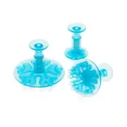 Ateco 3 Snowflake Plunger Style Cutters