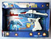 RARE VINTAGE 1993 TRANSFORMABLE ROBOT ROBO GUN SHOCKWAVE KO MAPLE TOYS NEW !