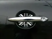 MINI COOPER BRITISH FLAG UNION JACK DOOR HANDLE SCRATCH GUARDS CAR ACCESSORY 2PK