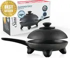 DiamondForce Electric Skillet 25cm – Non-Stick, Compact Frying Pan & Mini Oven