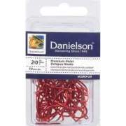 Premium Octopus Hooks Red sz 2/0 50 pcs