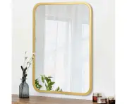 Wall-Mounted Mirror Rectangular Hanging or Horizontal Hanging Mirror Decorative Mirror Hanging for Bedroom