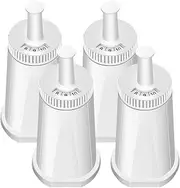 4 Pack Replacement Water Filter Compatible with Breville Claro Swiss Oracle Barista Espresso Coffee Machine - Part #BES008WHT0NUC1