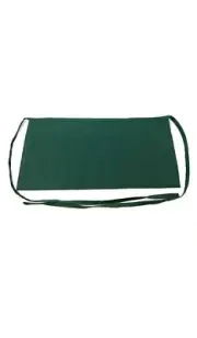 Waist Apron With 3 Pockets - Green Waitress Waiter Server Short Aprons-2 packs