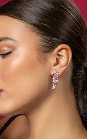 [Harakh] Cascade 18K Gold Tourmaline Earrings