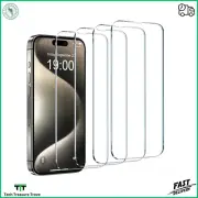 2X Tempered Glass Screen Protector Fr iPhone SE 11 12 13 14 15 16 Pro XS Max 8 X