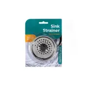 8cm Kinetic Strainer Stainless Steel Basin Sink Bath Plug Silver Insert Waste