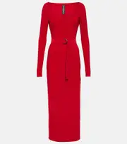 [Norma Kamali] Norma Kamali Jersey maxi dress AU 14 red