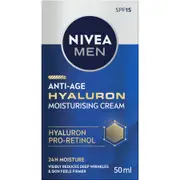 NIVEA MEN Anti-Age Hyaluron Face Moisturising Cream SPF15