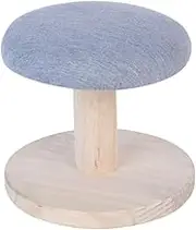 Qianly Round Ironing Stool 18 x 16 cm Auxiliary Tool Ironing Table Sewing Craft, Gray