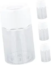 UPKOCH 4Pcs Transparent Hydroponic Vases for Indoor Plants Stylish Plant Propagation Station for Home and Office Decor and Lucky