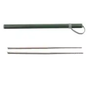 1 Set Metal Chopsticks Stainless Steel Travel Chopsticks With Case Noodle