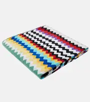 [Missoni] Missoni Cyrus Zig Zag cotton terry beach towel One Size multicoloured