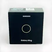 Samsung Galaxy Ring Titanium Gold SM-Q507 Smart Ring Bluetooth Size 7