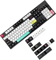 IWOWHERO 1 Set Mechanical Keyboard Keycaps Set Ergonomic Design Unique Appearance Excellent Light Transmission Height for Comfort for Keyboard Decor and Protection