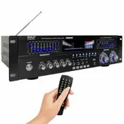 Pyle PREA90WBT 6-Channel Bluetooth Hybrid Home Amplifier - 1600W Home Audio