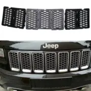 Mesh Honeycomb Grille Grill Insert Cover Kit for Jeep Grand Cherokee 2014-2016 (for: Jeep)