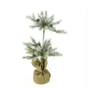 Napa Home Garden 28IN Silent Luxury Pine Artificial Christmas Topiary