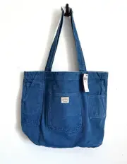 Polo Ralph Lauren Canvas Workwear Tote Bag 100% Cotton Blue $228