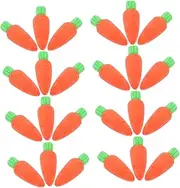 Angoily 100pcs Cute Carrot Erasers for Fun TPR Mini Erasers Bulk for Classroom Supplies Daily Use Safe and Reliable Bright Design for Engaging Learning