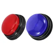 Light Up Buttons Answer Buzzers for Classroom and Party Favors Blue 2Pack Assorted Color 8.00X8.00X4.00CM
