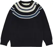 KERALI Long Sleeve Knit Pullover Sweater Kids | Vintage Fashion Long Sleeve Knit Pullover Sweaters | Fall Winter Stripe and Geometry Knit Pullover Sweater for Girls and Boys