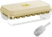 Ice Freezer Tray - -Type Square Ice Freezer Mold - Easy Release, Stackable Ice Tray Mold for Fruit, Soda, Cocktails