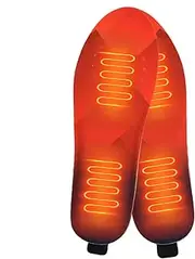 [Ziennhu] Heated Insoles for Men Rechargeable | USB Rechargeable Foot Warmer with Remote Control,Winter Thermal Insoles for Hunting Fishing Hiking Camping Unisex