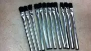 12 pack # 2 Acid Brushes 6" 1/2 wide Bristles Solder Flux Contact Cement etc.